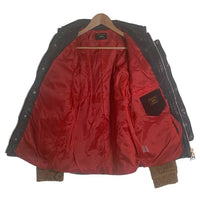 glamb グラム レザージャケット ネイビー ブラウン GB0318 / JKT05 Size 4 福生店