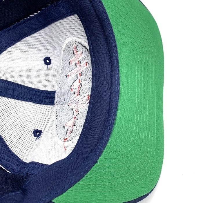 90's ERIC HAZE エリック・ヘイズ 6パネルキャップ ネイビー オーバルロゴ刺繡 Sportcap 福生店