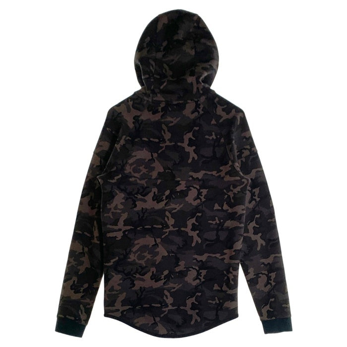 NIKE ナイキ カモフラ テック フリース パーカー ブラック カモ Size S 福生店