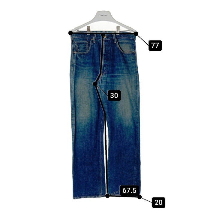LEVI'S リーバイス 44501 S501XX 復刻 大戦モデル デニムパンツ ジーンズ インディゴ 日本製 Size31×36 瑞穂店