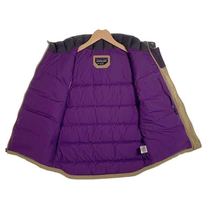 patagonia パタゴニア BIVY DOWN VEST ダウンベスト ベージュ ダークパープル 27585FA13 Size XS 福生店