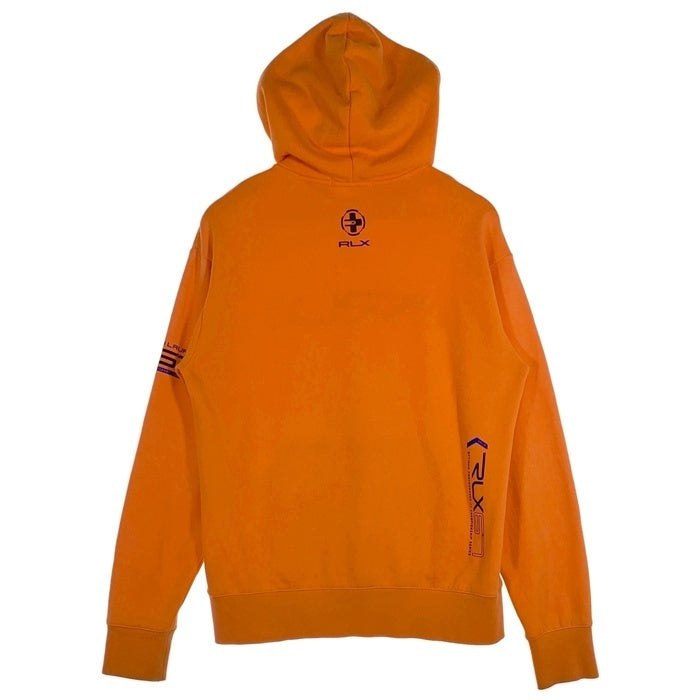 RLX ポロラルフローレン プルオーバー フーディー パーカー オレンジ Size M 福生店