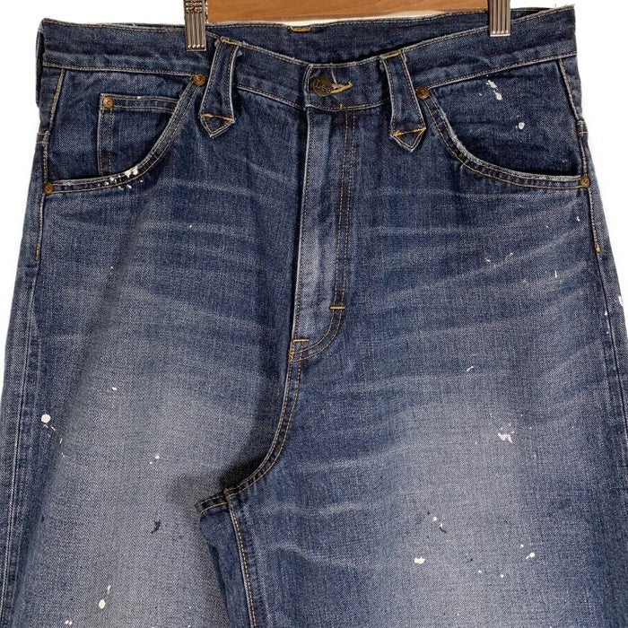 Lee リー COMPILATIONS ウエスタンデニムパンツ ワイド ジーンズ インディゴ ペンキ加工 LM9817 Size L 福生店