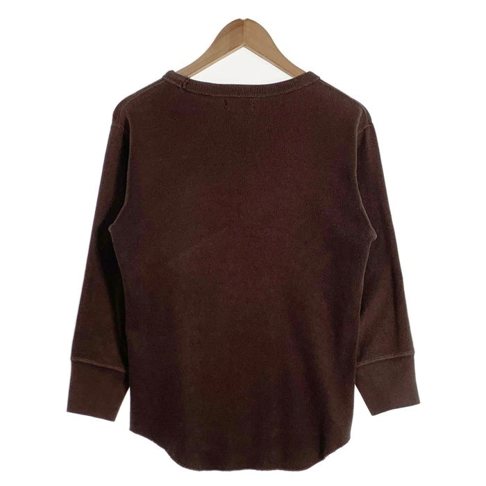 FREEWHEELERS フリーホイーラーズ Crew Neck Type L/S Underwear クルーネック ロングスリーブカットソー ブラウン Size 38 福生店