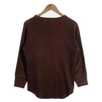 FREEWHEELERS フリーホイーラーズ Crew Neck Type L/S Underwear クルーネック ロングスリーブカットソー ブラウン Size 38 福生店