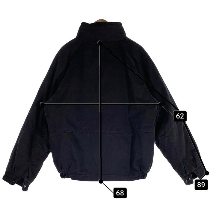 Hide&Seek ハイドアンドシーク Washed Sailing Jacket ウォッシュドセーリングジャケット 中綿 ブラック HJ-120325 Size XL 福生店