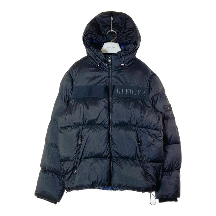 TOMMY HILFIGER トミーヒルフィガー 153AN916 ゴーストプリント 中綿ジャケット ブラック sizeM 瑞穂店