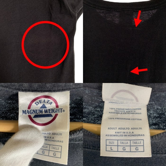 00's The Simpsons シンプソンズ プリントTシャツ ブラック DELTA 2007 Size L 福生店