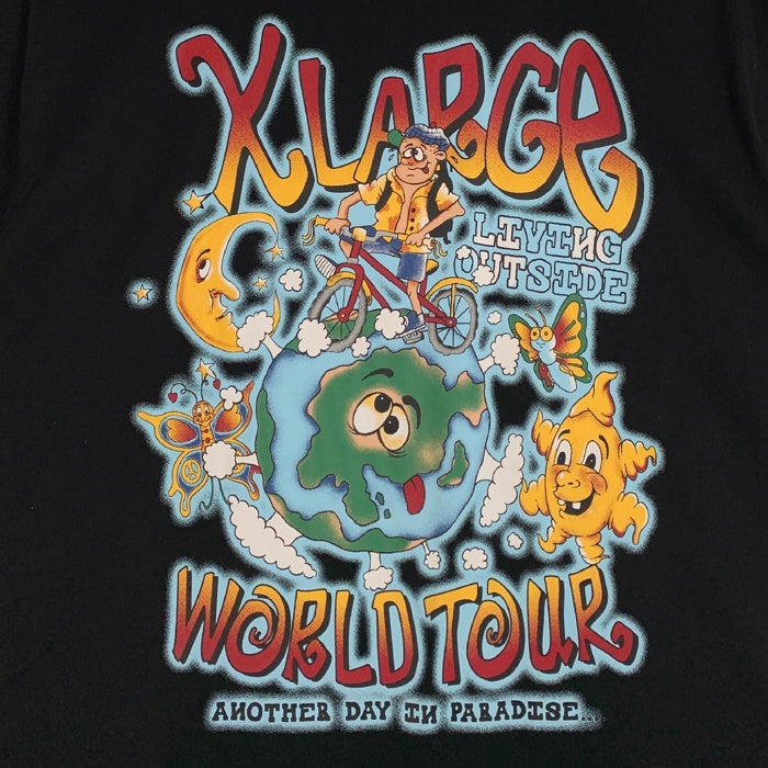 XLARGE エクストララージ グラフィックプリント Tシャツ ブラック 101232011026 Size L 福生店