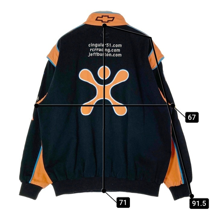 CHASE AUTHENTICS チェイス Jeff Burton ジェフ・バートン #31 Cingular 2005年 レーシングジャケット ブラック sizeL 瑞穂店