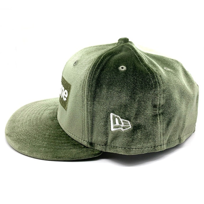SUPREME シュプリーム 22AW New Era ニューエラ 59FIFTY Velour Box Logo ベロアボックスロゴ ベースボールキャップ グリーン Size 7 5/8 (60.6cm) 福生店
