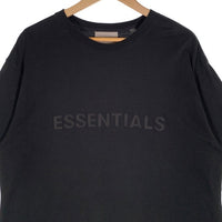 ESSENTIALS エッセンシャルズ フロントラバープリント Tシャツ ブラック Size S 福生店