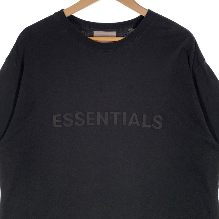 ESSENTIALS エッセンシャルズ フロントラバープリント Tシャツ ブラック Size S 福生店