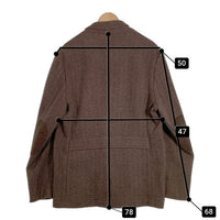 Brooks Brothers ブルックスブラザーズ コットンフランネル ヘリンボーン 2Bテーラードジャケット ブラウン エルボーパッチ Size L 福生店