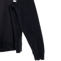 STUSSY ステューシー ロゴ 王冠 バックプリント クルーネックスウェット ブラック Z3000SAS19 Size L 福生店