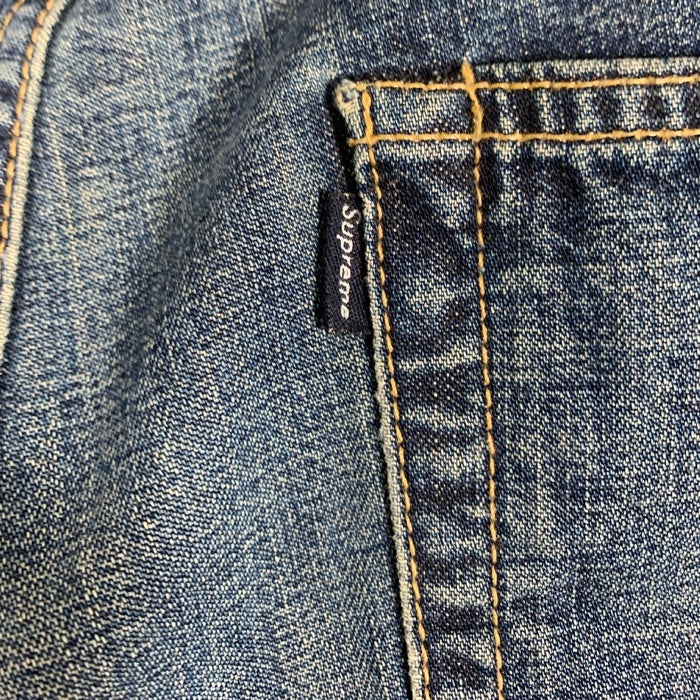 SUPREME シュプリーム オールド S206 5ポケットデニムパンツ ライトオンス インディゴ 2ND WASH 紙タグ USA製 Size 32 福生店