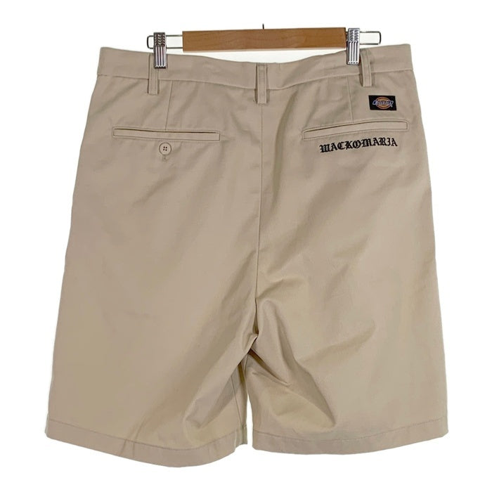 WACKO MARIA ワコマリア 25SS DICKIES ディッキーズ PLEATED SHORT TROUSERS プリーツショートパンツ ベージュ 25SS-WMP-DC02 Size L 福生店