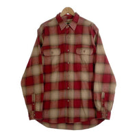 FIELD & STREAM フィールド アンド ストリーム 長袖 オンブレ チェック シャツ レッド Size XL-TALL 福生店