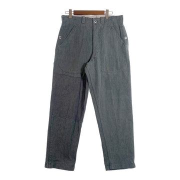 50`s 60`s スイス軍 実物 前期 Denim Work Pants デニム ワーク パンツ グレー Size 80 福生店