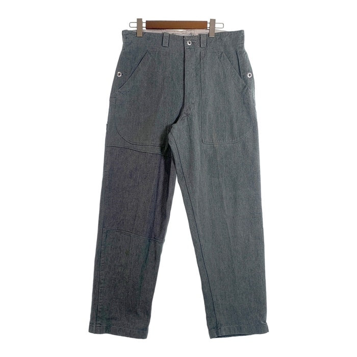 50`s 60`s スイス軍 実物 前期 Denim Work Pants デニム ワーク パンツ グレー Size 80 福生店