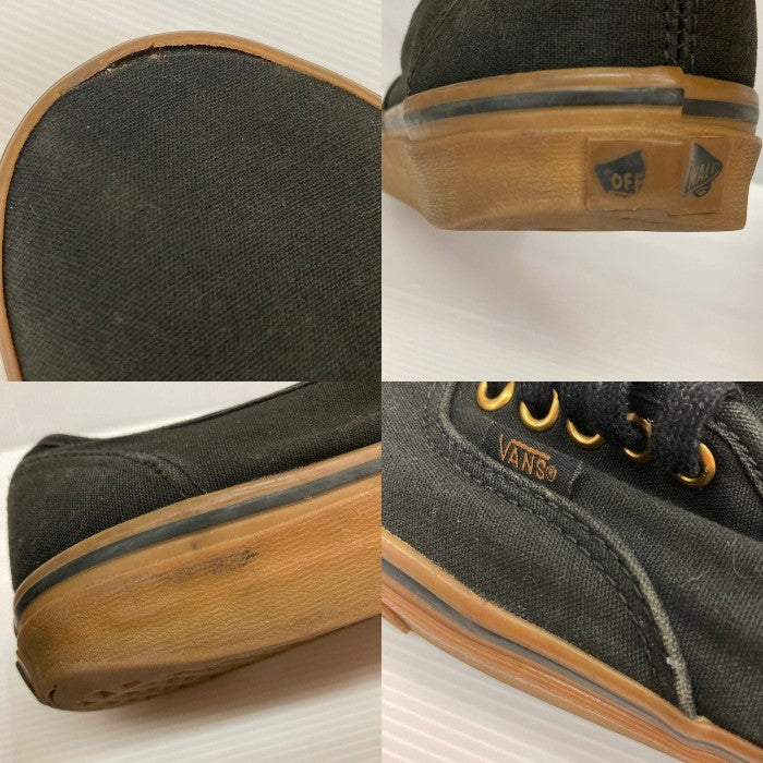 VANS ヴァンズ AUTHENTIC ガムソール ブラック size27cm※ソール減りあり 瑞穂店