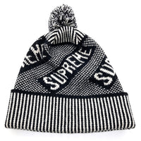 Supreme シュプリーム 21FW Banner Beanie バナー ビーニー ニット帽 ブラック 瑞穂店