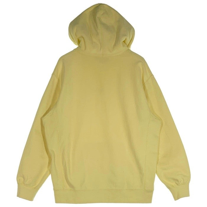 SUPREME シュプリーム KAWS カウズ 21SS Chalk Logo Hooded Sweatshirt チョーク ロゴ プルオーバー フーディー パーカー イエロー Size L 福生店