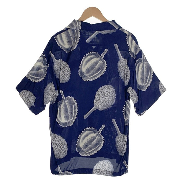 N．HOOLYWOOD エヌハリウッド 25SS レーヨン 半袖シャツ ネイビー Size 36 福生店