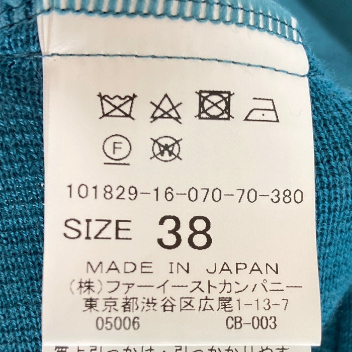 ANAYI アナイ タートルネック ウール ワンピース ターコイズ size38 瑞穂店