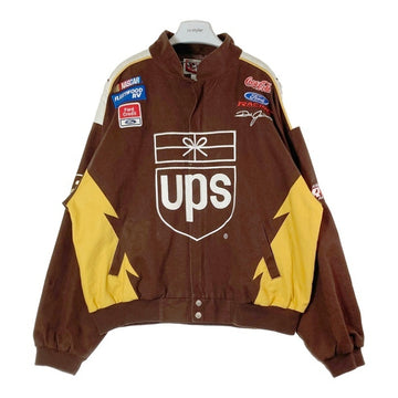CHASE AUTHENTICS チェイス Dale Jarrett デイル・ジャレット #88 UPS 2003年 レーシングジャケット ブラウン sizeXXL 瑞穂店