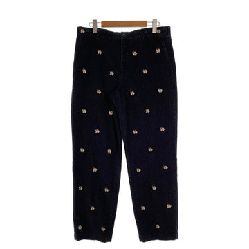 Brooks Brothers ブルックスブラザーズ コーデュロイパンツ サンタクロース刺繡 総柄 ブラック Size 38 福生店