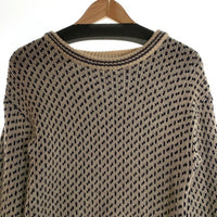 Niffi THE NAUTICAL RANGE ニッフィ ザ ノーティカル レンジ DOVER CREW NECK SWEATER バーズアイ ニット セーター ナチュラル イギリス製 Size S 福生店