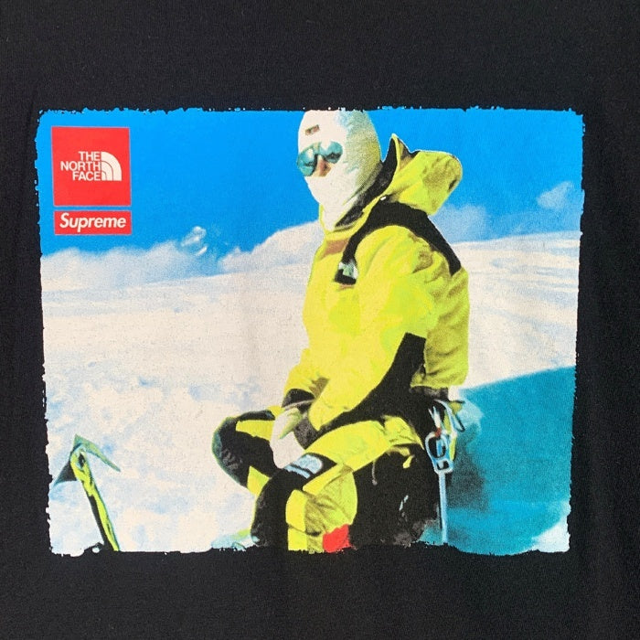 SUPREME シュプリーム 18AW THE NORTH FACE ノースフェイス Expedition S/S Tee エクスペディションショートスリーブTシャツ プリント ブラック NT81802I Size S 福生店