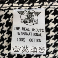 JOE McCOY ジョーマッコイ 8HOUR UNION WORK SHIRT 千鳥格子 ワークシャツ ホワイト ブラック 厚手 Size 17 福生店