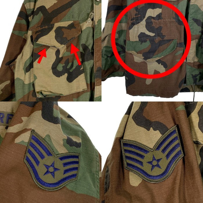 80's U.S.ARMY 米陸軍 M-65 フィールドジャケット ミリタリー カモフラージュ 87年会計 Size L-R 福生店