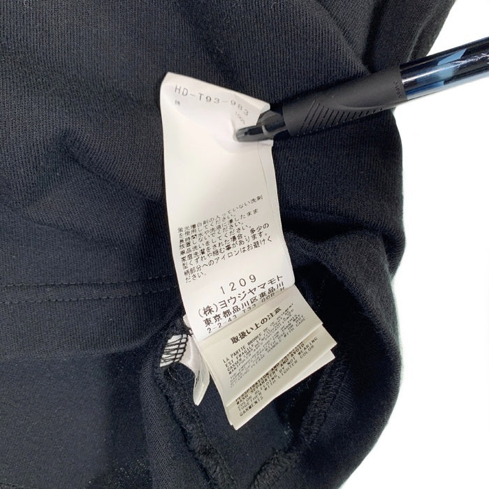 Yohji Yamamoto POUR HOMME ヨウジヤマモトプールオム New Era ニューエラ プリントTシャツ ブラック HD-T93-983 Size M 福生店