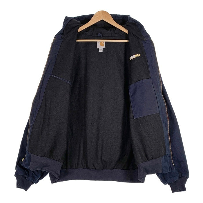 Carhartt カーハート アクティブジャケット ダック地 ダークネイビー USA製 J131DNY Size 2XL 福生店