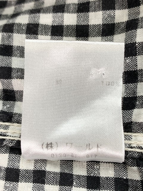 Everwear ギンガムチェック ワークシャツ MASTERPIECE マスターピース ブラック ホワイト Size M 福生店