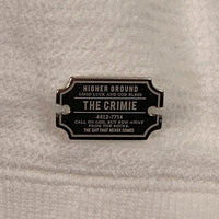 CRIMIE クライミー コットン ジップアップパーカー レザーパッチ ホワイト 薄手 Size XL 福生店