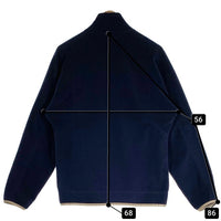 Schott ショット ジップアップ フリースジャケット ネイビー 782-2252030 Size M 福生店