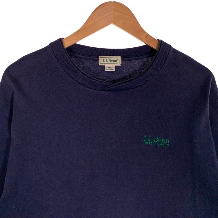 L.L.Bean エルエルビーン 刺繍 長袖 Tシャツ ネイビー Size M 福生店