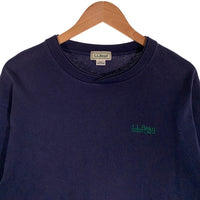 L.L.Bean エルエルビーン 刺繍 長袖 Tシャツ ネイビー Size M 福生店