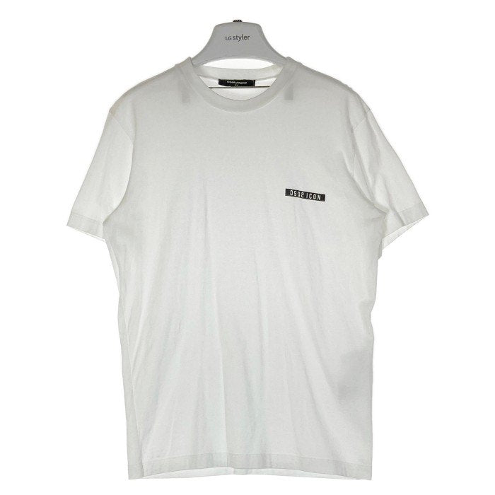 DSQUARED2 ディースクエアード プリントTシャツ ホワイト S79GC0002 S23009 Size XS 瑞穂店