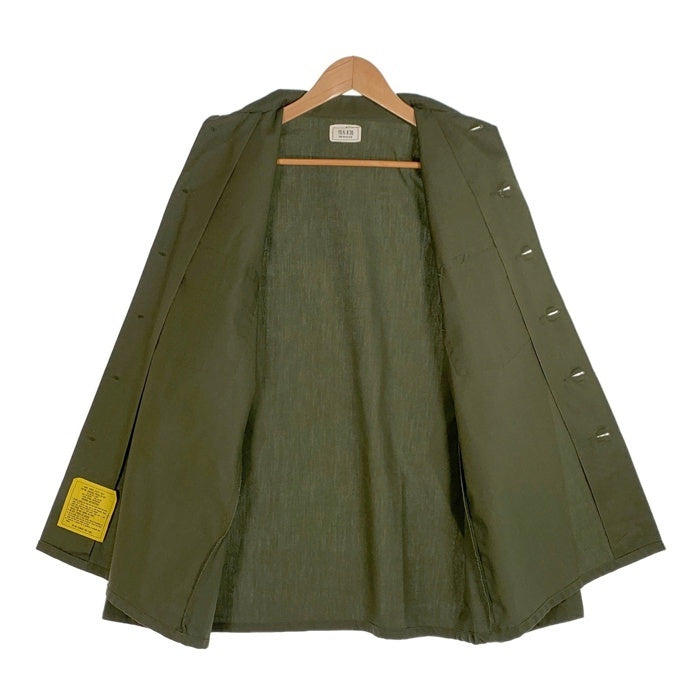 80's U.S.ARMY 米陸軍 ユーティリティシャツ オリーブ 長袖 8405-00-615-0166 Size 15 1/2 福生店