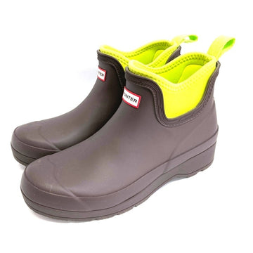 HUNTER ハンター チェルシー ショート丈 レインブーツ ライムグリーン sizeUK5 瑞穂店