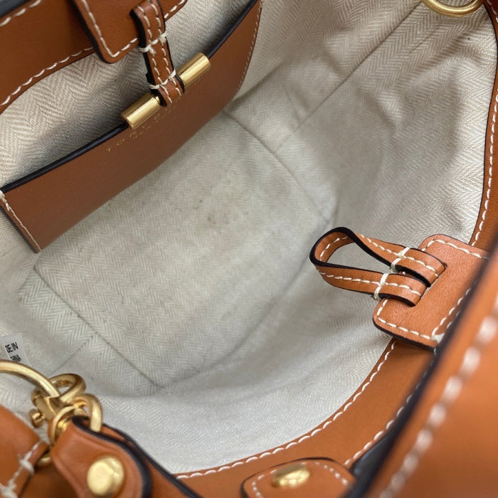 TORY BURCH トリーバーチ バケツバッグ 2way レザー ブラウン 瑞穂店