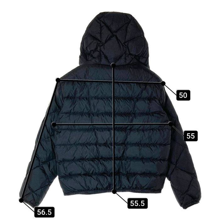 MONCLER モンクレール H20931A00073 53A5E 22AW ARVOUIN GIUBBOTTO ダウンジャケット キルティング フード  ブラック size1 瑞穂店