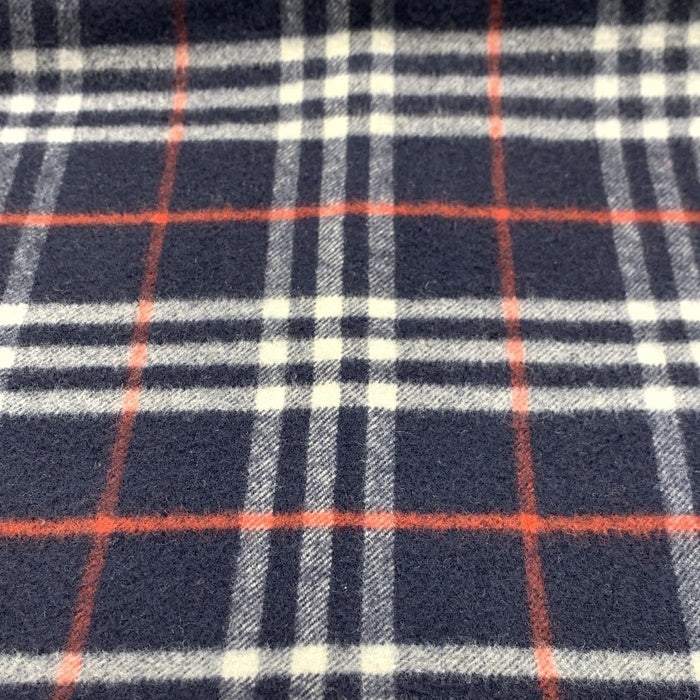 Burberrys バーバリー PURE CASHMERE ノバチェック ウールマフラー ネイビー 福生店