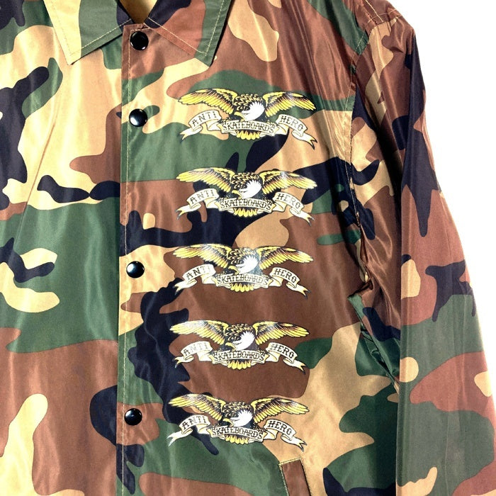 Supreme シュプリーム  ANTI HERO アンタイヒーロー 14SS Coaches Jacketジャケット 迷彩 カーキ sizeM 瑞穂店