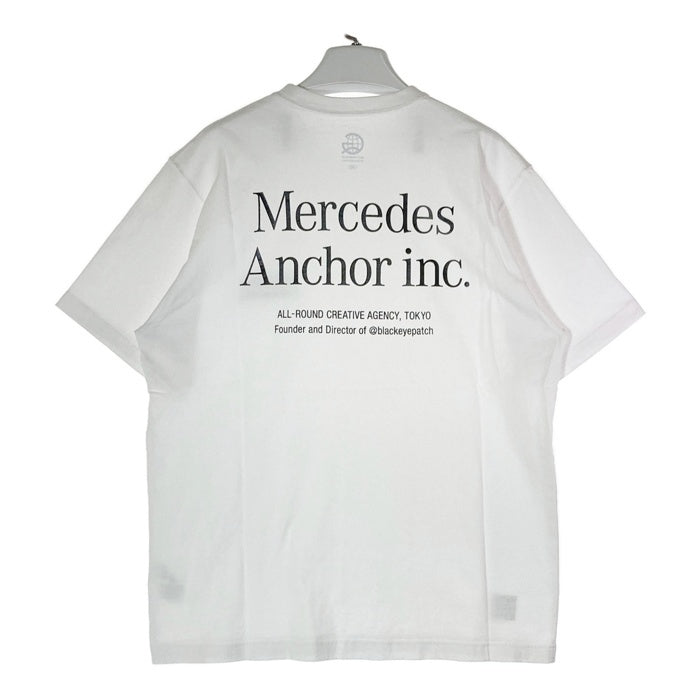MERCEDES ANCHOR INC. メルセデス アンカーインク 刺繡 Ｔシャツ ホワイト sizeL 瑞穂店